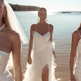 Sun To Me Tulle Maxi Dress Off White