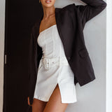 Butterfly Effect Notch Lapel Jacket Black