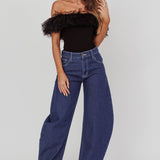 Opera Night Tulle Off-Shoulder Bodysuit Black