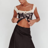 Emotional Knee Length Skirt Black