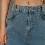 No Coincidence Wide Leg Jeans Denim Blue