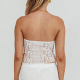 Laganas Lace Top White