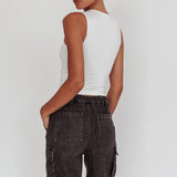 Tardy Cargo Short Jorts Black