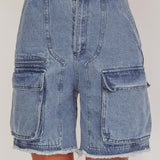 Tardy Cargo Short Jorts Denim