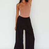 Bare Double Strap Bodysuit Mocha Mousse