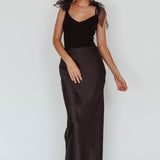 Midsomer Tied Shoulder Bodysuit Black