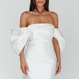 Magnolia Off-Shoulder Mini Dress White