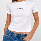 LIONESS Angels Baby Tee Porcelain