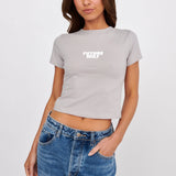LIONESS Future Baby Tee Grey