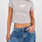 LIONESS Future Baby Tee Grey