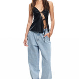 LIONESS Mariah Cami Top Onyx