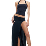 LIONESS Merci Maxi Skirt Onyx