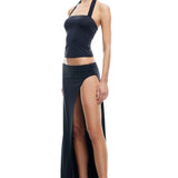 LIONESS Merci Maxi Skirt Onyx