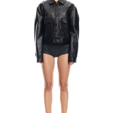 LIONESS Eighties Bomber Jacket Washed Onyx