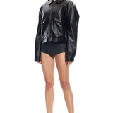 LIONESS Eighties Bomber Jacket Washed Onyx