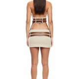 LIONESS Ethereal Buckle Top Beige
