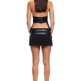 LIONESS Ethereal Buckle Top Onyx