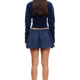 LIONESS Head In The Clouds Cardigan Navy