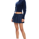 LIONESS Head In The Clouds Cardigan Navy