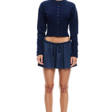 LIONESS Ghost Mini Skirt Navy