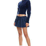 LIONESS Ghost Mini Skirt Navy