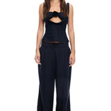 LIONESS Delilah Top Navy