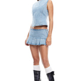 LIONESS Countryside Top Denim