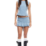 LIONESS Countryside Top Denim