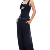 LIONESS La Quinta Pants Navy