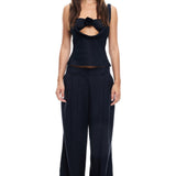 LIONESS La Quinta Pants Navy