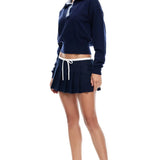 LIONESS Racquet Club Knit Sweater Navy