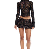 LIONESS Match Point Mini Skort Leopard
