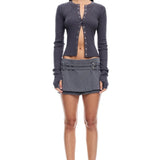 LIONESS Deuce Skort Grey