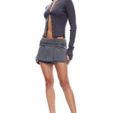 LIONESS Deuce Skort Grey
