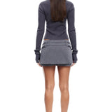 LIONESS Deuce Skort Grey