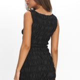 LIONESS Guccio Mini Dress Onyx