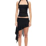 LIONESS Palisades Mini Skirt Onyx