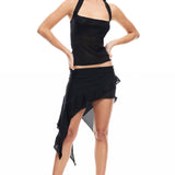 LIONESS Palisades Mini Skirt Onyx
