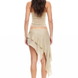 LIONESS Palisades Mini Skirt Oyster