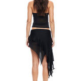 LIONESS Palisades Halter Top Onyx