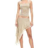 LIONESS Palisades Halter Top Oyster