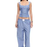 LIONESS Cobain Pants Navy Stripe
