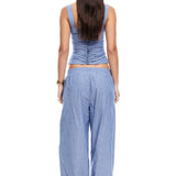 LIONESS Cobain Pants Navy Stripe