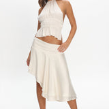 LIONESS Legacy Midi Skirt Ivory