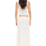 LIONESS In Your Dreams Maxi Skirt Cream