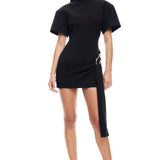 LIONESS Martini Mini Dress Onyx