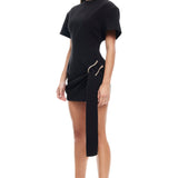 LIONESS Martini Mini Dress Onyx