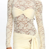 LIONESS Midnight Mini Dress Butter