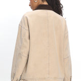 LIONESS Workwear Jacket Stone