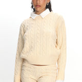 LIONESS Reborn Mini Shorts Cream